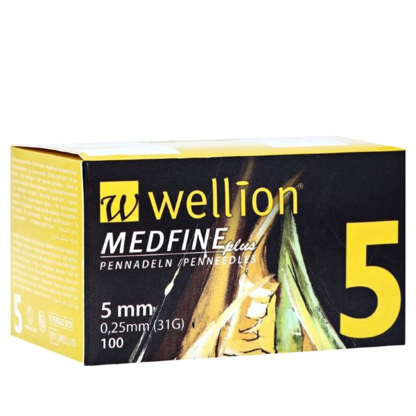 Wellion Medfine Plus Βελόνες Πένας Ινσουλίνης 31G-5mm 100τμχ