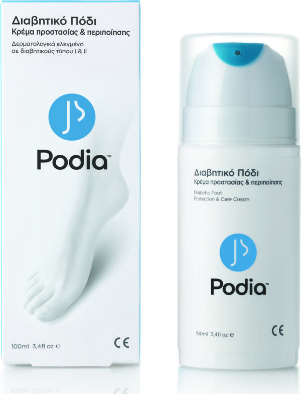 Podia Diabetic Foot Κρέμα Προστασίας & Περιποίησης 100ml