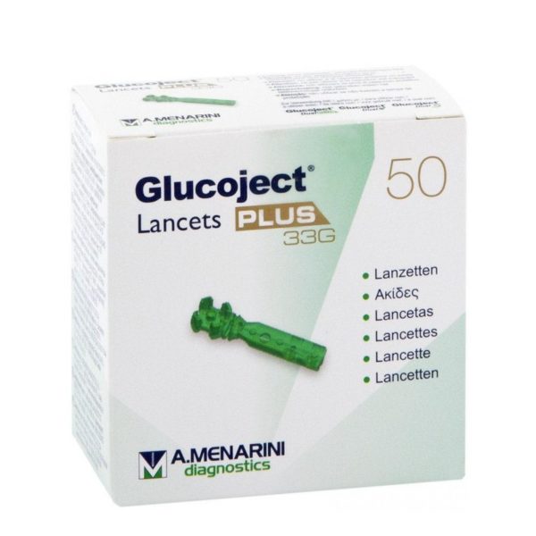 Glucoject Plus Lancets 33G Σκαρφιστήρες 50τμχ