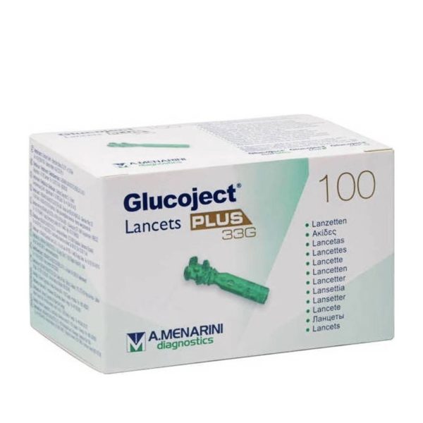 Glucoject Plus Lancets 33G Σκαρφιστήρες 100τμχ