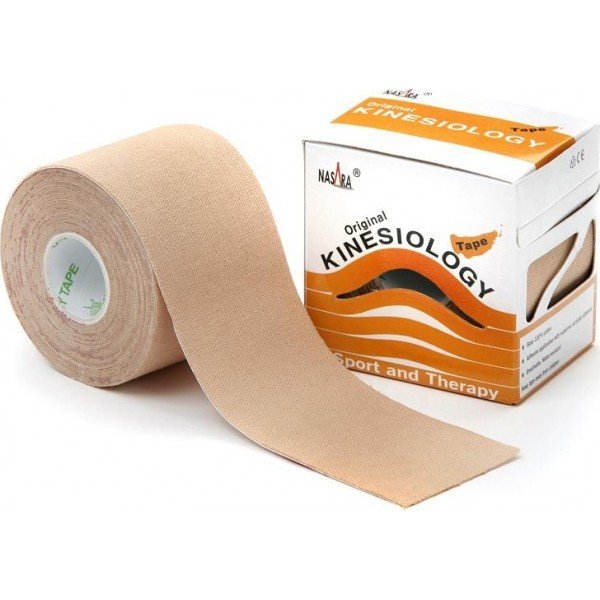 8809095690620-nasara-tape-mpez-pharmadiabetes.gr_.jpeg Ταινία κινησιολογίας Nasara Μπεζ 5cmx5m - Image 1