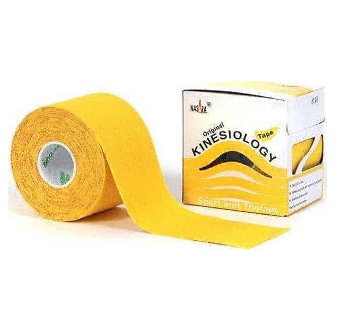 8809095690699_nasara_tape_kinisiotherapeias_5cm_x_5m_kitrino-pharmadiabetes.gr_-1.jpeg Ταινία κινησιολογίας Nasara Κίτρινη 5cmx5m - Image 1