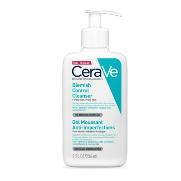 Cerave-Blemish-Control-236ml-Pharmadiabetes-Intzoglou-Pharmacy-.jpg CeraVe Blemish Control Cleanser Gel Καθαρισμού Προσώπου για Ατέλειες 236ml - Image 1