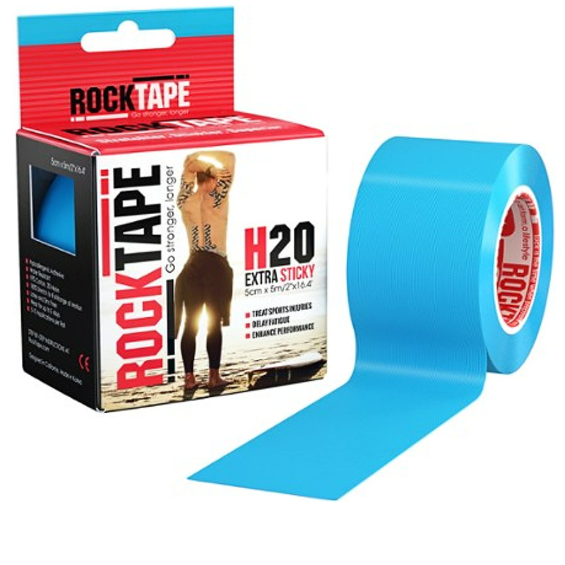 Rocktape-blue-pharmadiabetes.png Ταινία κινησιολογίας Rocktape Γαλάζια 5cmx5m - Image 1