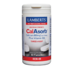 Lamberts CalAsorb Calcium 800mg 60tabs