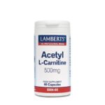 Lamberts Acetyl L-Carnitine 500Mg 60Caps