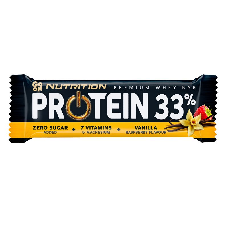 μπάρα-πρωτεϊνης-βανίλια-go-on-pharmadiabetes.jpg Go On Protein Bar 33% Βανίλια 50γρ - Image 1