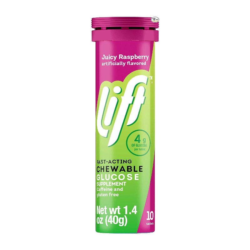 ταμπλέτες-γλυκόζης-rasberry-10τμχ.jpg Gluco Lift Raspberry – Ταμπλέτες Υπογλυκαιμίας (10 tabs) - Image 1