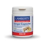 Lamberts Ginger Capsules 120mg - Εκχύλισμα Πιπερόριζας 60 Κάψουλες