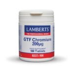 Lamberts GTF Chromium 200μg: Πικολινικό Χρώμιο