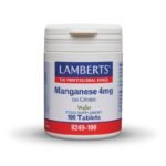 Lamberts Manganese 4mg: Κιτρικό Μαγγάνιο