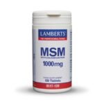 Lamberts MSM 1000mg Υψηλής Ισχύος Οργανικό Θείο για Αρθρώσεις & Αποκατάσταση
