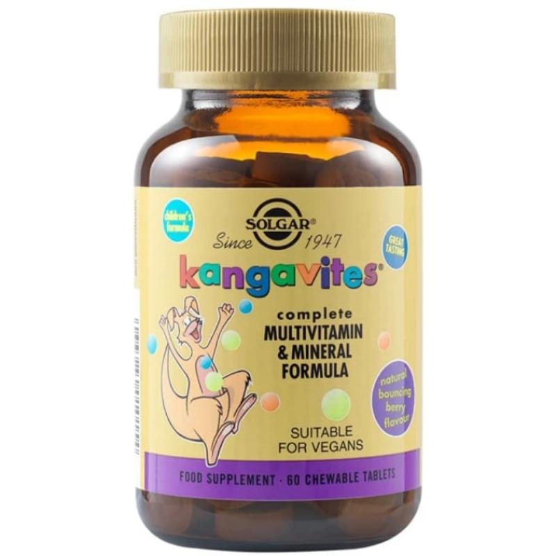 solgar-kangavites-multivitamin-berry-pharmadiabetes-intzoglou Solgar Kangavites®Multivitamin and Mineral Formula - Image 1